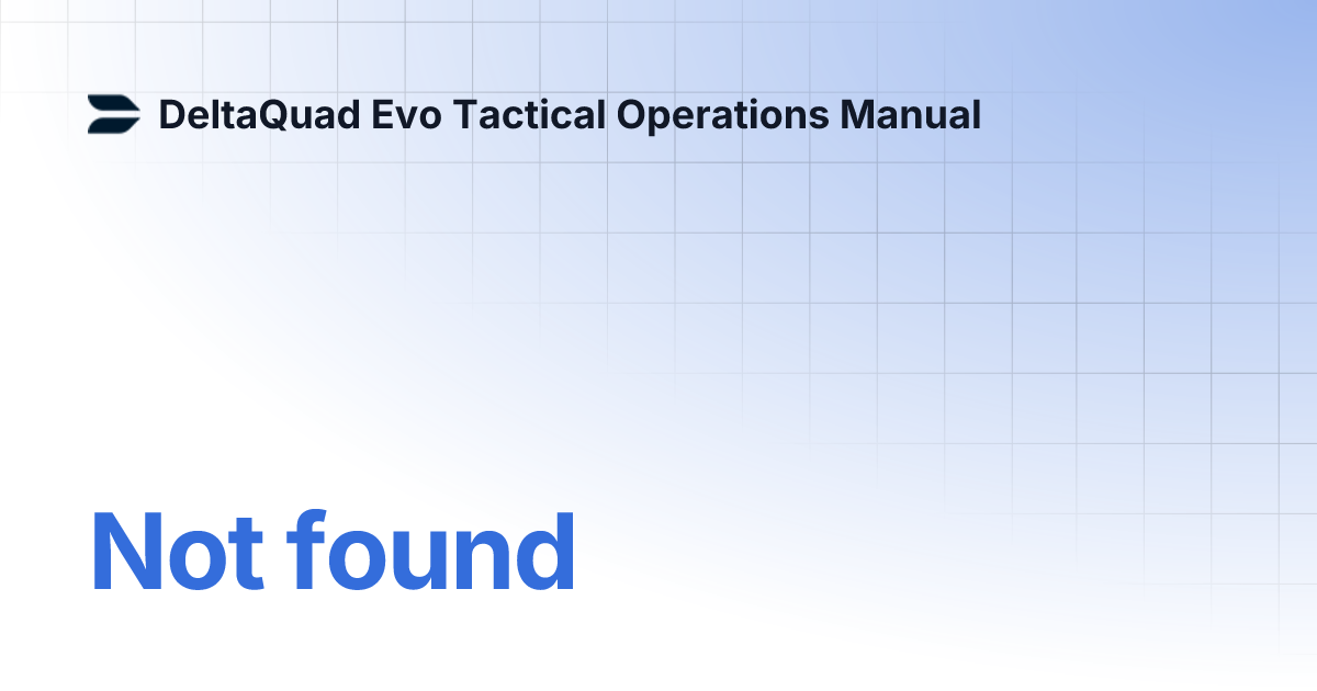 GCS Screen Recording | DeltaQuad Evo Tactical Operations Manual